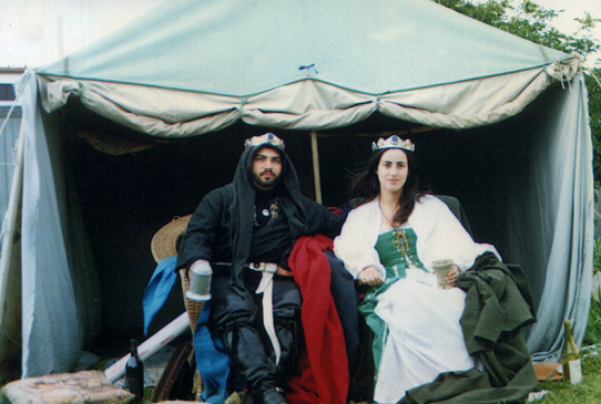 King Patrick and Queen Adriana survey their lands